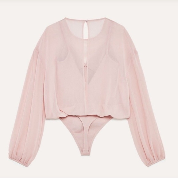 Wilfred Bodysuit Blouse Dusty Rose - Picture 6 of 7
